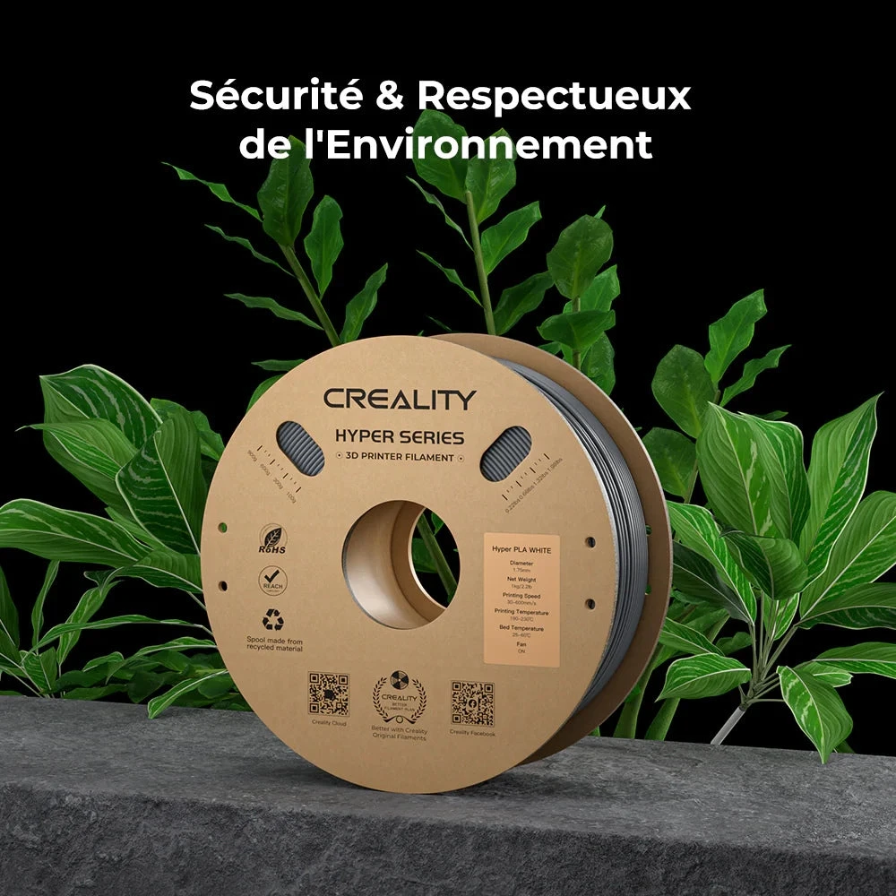 Creality - Hyper ABS - Noir (Black) - 1,75 Mm - 1 Kg 6 Creality - Hyper ABS - Noir (Black) - 1,75 Mm - 1 Kg – Image 6