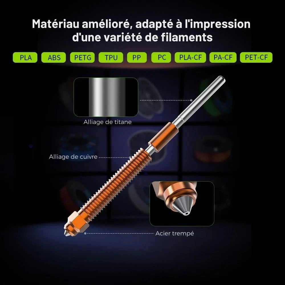 Creality - K2 Plus/Creality Hi - Kit De Buses Unicorn (Unicorn Quick-Swap Nozzle Kit) 4 Creality - K2 Plus/Creality Hi - Kit De Buses Unicorn (Unicorn Quick-Swap Nozzle Kit) – Image 4