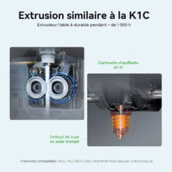 Creality - K1 SE - Imprimante 3D CoreXY Parfaite Pour Le DIY -3D Prima Boutique Creality K1 SE Carrousel 05