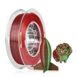 R3D - PLA Magic Silk - Rouge & Vert (Red-Green) - 1,75 Mm - 1 Kg -3D Prima Boutique Createbot filament bicolore two tone1kg 1 75mm 1kg 0 03mm 2 couleurs par rouleau.jpg 640x640 0878c75b da91 4acc 9b4c dda37e18e04f