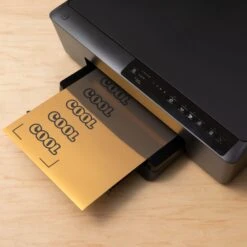 Cricut - 10 Feuilles De Vinyle Imprimable (Printable Vinyl ) - Or - A4 -3D Prima Boutique Cricut PrintableVinyl 10FeuillesdeVinyleImprimable Or 21x29 7cm 3