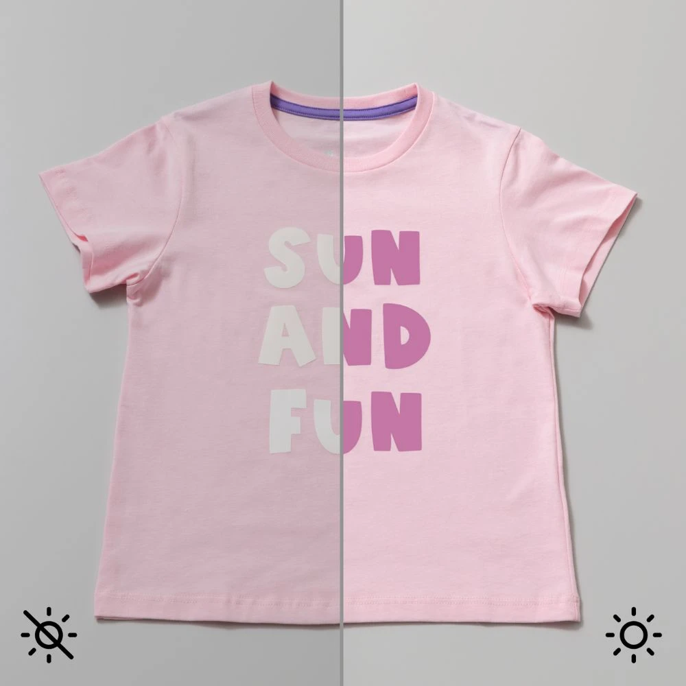 Cricut - Vinyle Thermocollant UV - Blanc/Rose - 30 X 48 Cm 2 Cricut - Vinyle Thermocollant UV - Blanc/Rose - 30 X 48 Cm – Image 2