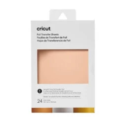 Cricut - 24 Feuilles De Transfert Foil - Métalliques - 10 X 15 Cm