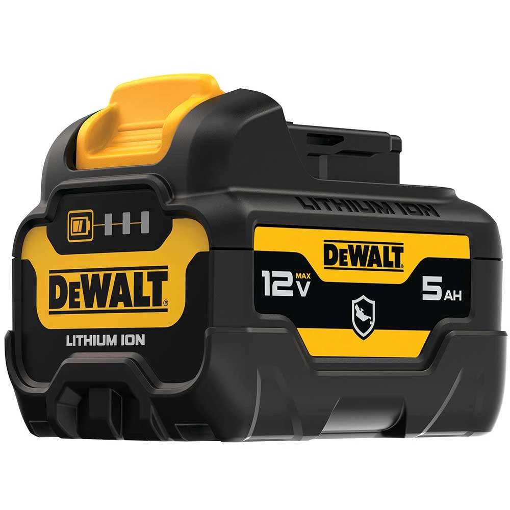 DeWALT DCB126G 12V MAX 5Ah Lightweight Lithium-Ion Durable Oil Resistant Battery 1 DeWALT DCB126G 12V MAX 5Ah Lightweight Lithium-Ion Durable Oil Resistant Battery