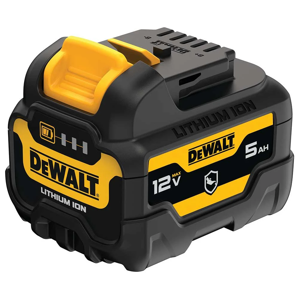 DeWALT DCB126G 12V MAX 5Ah Lightweight Lithium-Ion Durable Oil Resistant Battery 2 DeWALT DCB126G 12V MAX 5Ah Lightweight Lithium-Ion Durable Oil Resistant Battery – Image 2