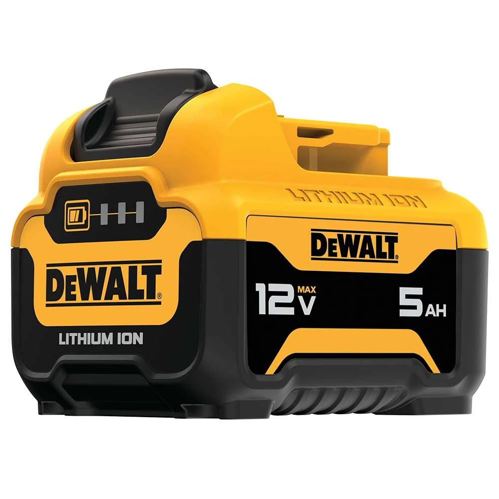 DeWALT DCB126 12V MAX 5.0Ah Lithium-Ion Lightweight Compact Battery 1 DeWALT DCB126 12V MAX 5.0Ah Lithium-Ion Lightweight Compact Battery