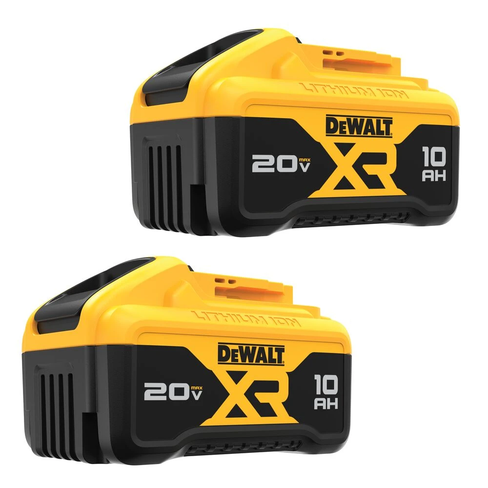 DeWALT DCB210-2 20V MAX XR 10.0 AH Lithium-Ion Battery - 2 PK 1 DeWALT DCB210-2 20V MAX XR 10.0 AH Lithium-Ion Battery - 2 PK