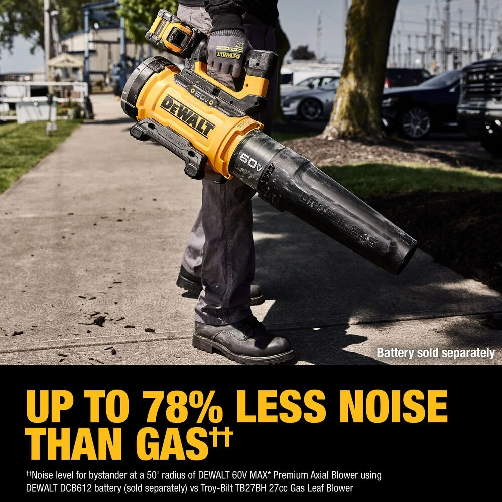 DeWALT DCBL777Y1 60V MAX Cordless Brushless High Power Blower Kit 5 DeWALT DCBL777Y1 60V MAX Cordless Brushless High Power Blower Kit – Image 5
