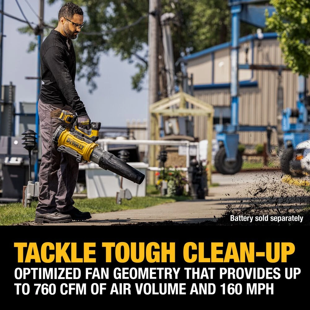 DeWALT DCBL777Y1 60V MAX Cordless Brushless High Power Blower Kit 6 DeWALT DCBL777Y1 60V MAX Cordless Brushless High Power Blower Kit – Image 6