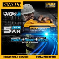 DeWALT DCBP520C 20V MAX POWERSTACK 5 AH Battery Starter Kit -3D Prima Boutique DCBP520C 5