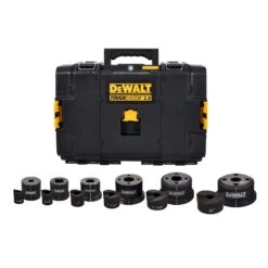 DeWALT DCE6002K 1/2" To 2" Knockout Punches And Dies Set