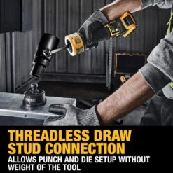DeWALT DCE600D1K2 20V Hydraulic Knockout Kit W/ 1/2" - 2" Punches / Dies -3D Prima Boutique DCE600D1K2 5