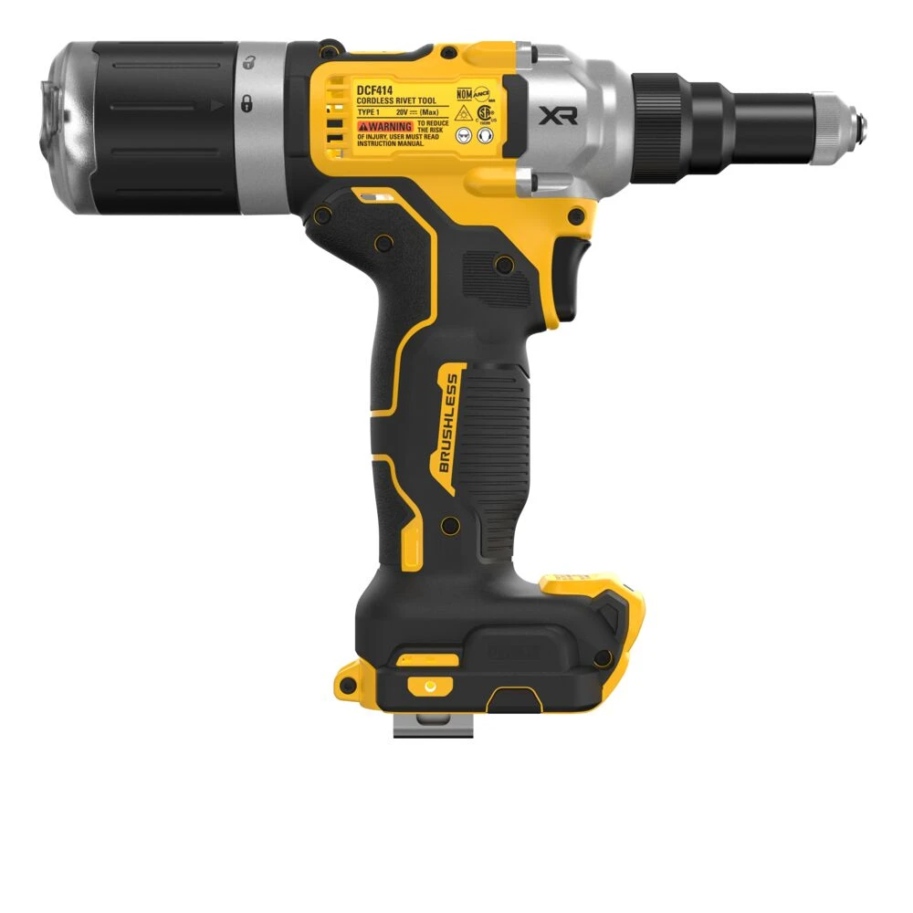 DeWALT DCF414B 20V MAX XR 1/4" Brushless Cordless Rivet Tool - Bare Tool 8 DeWALT DCF414B 20V MAX XR 1/4" Brushless Cordless Rivet Tool - Bare Tool – Image 8