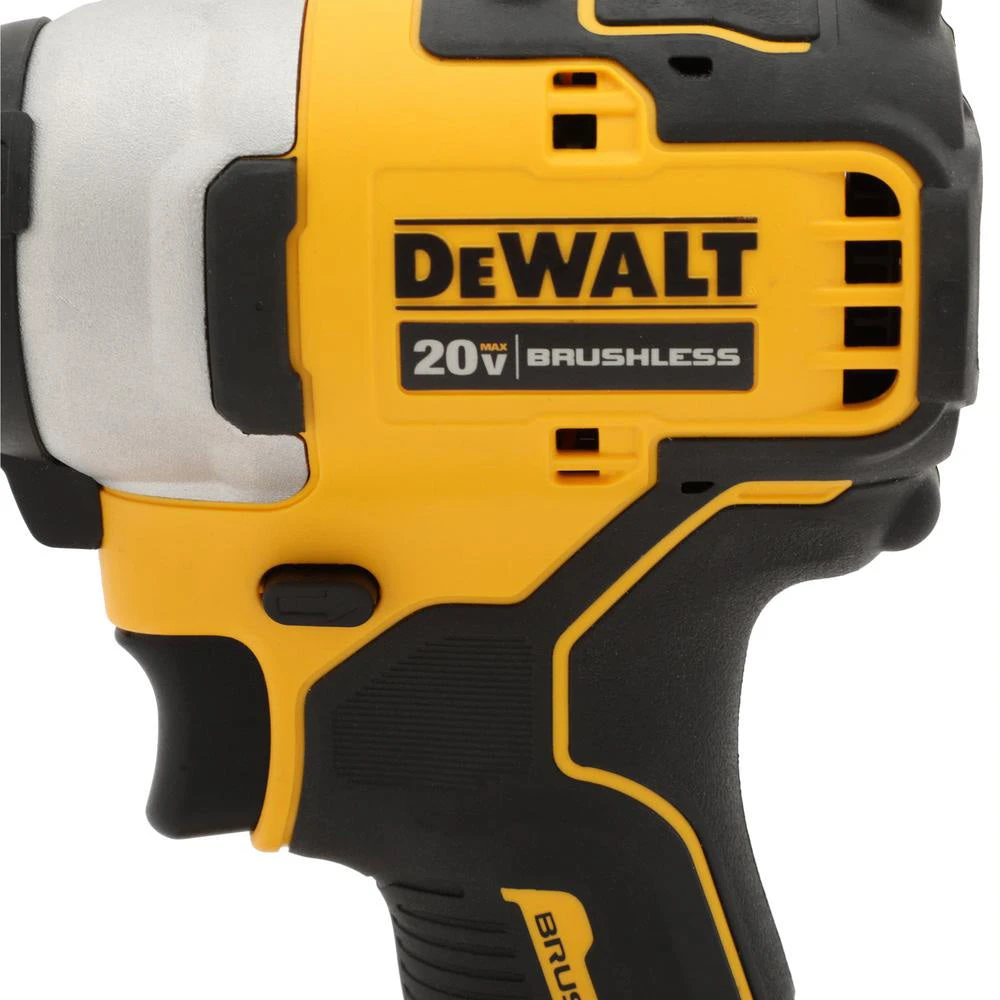 DeWALT DCF809C2 20V 1/4 Inch Brushless Compact Atomic Impact Driver Kit 2 DeWALT DCF809C2 20V 1/4 Inch Brushless Compact Atomic Impact Driver Kit – Image 2