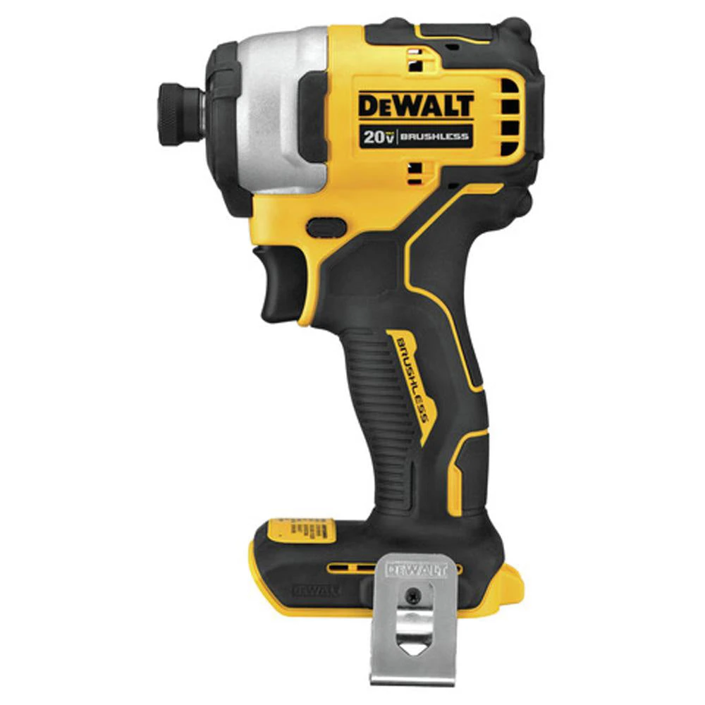 DeWALT DCF809C2 20V 1/4 Inch Brushless Compact Atomic Impact Driver Kit 5 DeWALT DCF809C2 20V 1/4 Inch Brushless Compact Atomic Impact Driver Kit – Image 5