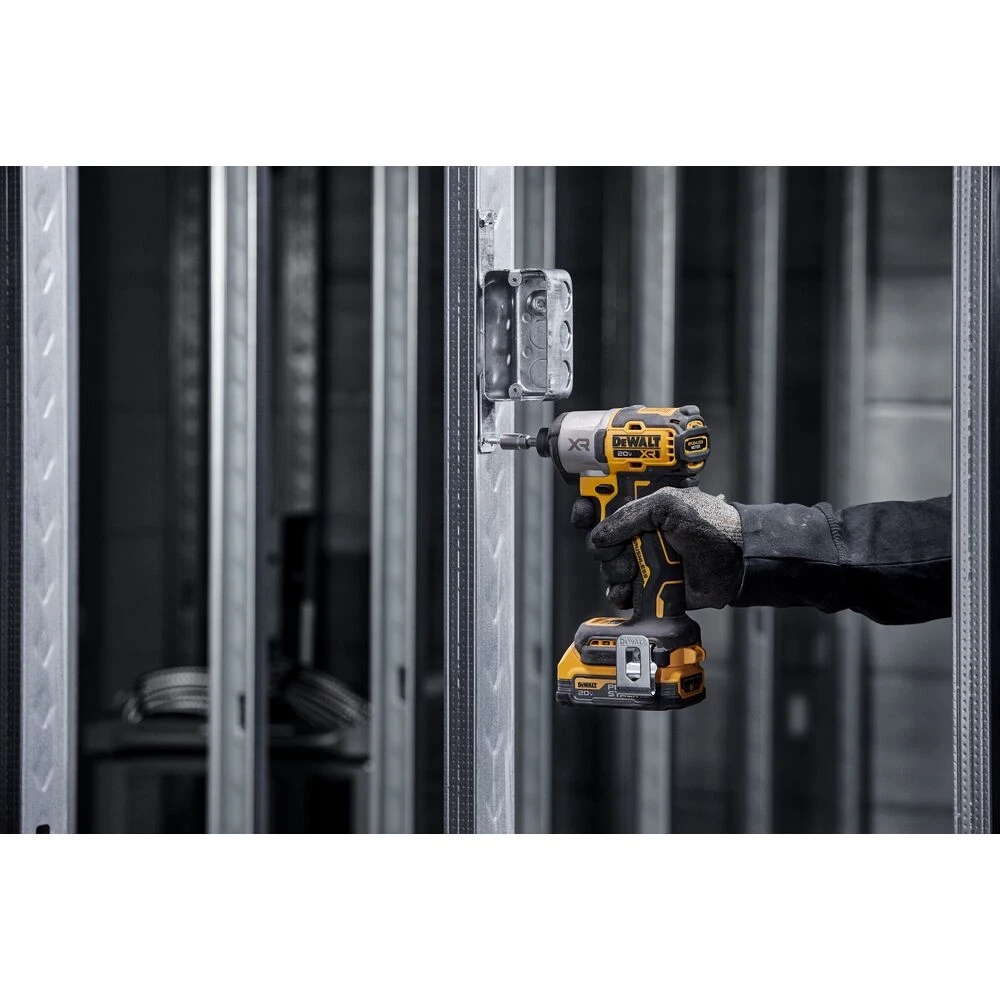 DeWALT DCF845D1E1 20V MAX XR 1/4" Impact Driver W/ POWERSTACK Kit 8 DeWALT DCF845D1E1 20V MAX XR 1/4" Impact Driver W/ POWERSTACK Kit – Image 8