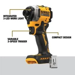 DeWALT DCF850E1 20V ATOMIC MAX 1/4" Impact Driver Kit W/ POWERSTACK -3D Prima Boutique DCF850E1 3