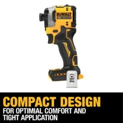 DeWALT DCF850E1 20V ATOMIC MAX 1/4" Impact Driver Kit W/ POWERSTACK -3D Prima Boutique DCF850E1 4