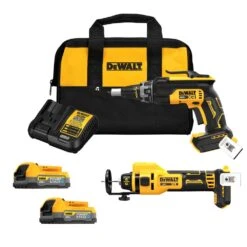 DeWALT DCK265E2 20V MAX XR Screwgun & Cutout Combo Tool Kit W/ 1.7 Ah Battery