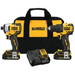 DeWALT DCK278C2 20V Brushless Cordless Atomic Driver And Drill Combo Kit