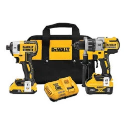 DeWALT DCK299D1W1 20V MAX XR Brushless Cordless 2 Tool Power Detect Combo Kit