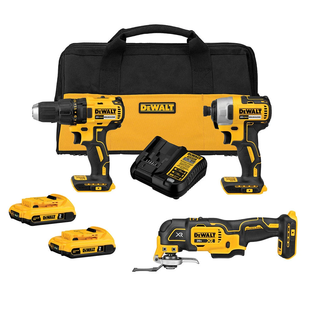 DeWALT DCK379D2 20V MAX Brushless Cordless Lithium Ion 3 Tool Combo Kit 1 DeWALT DCK379D2 20V MAX Brushless Cordless Lithium Ion 3 Tool Combo Kit