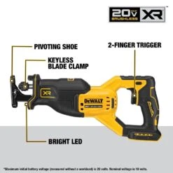 DeWALT DCK449P2 20V MAX XR Brushless 4 Tool Combo Kit W/ 5.0AH Batteries -3D Prima Boutique DCK449P2 4