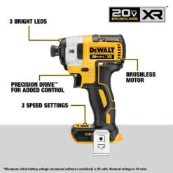 DeWALT DCK449P2 20V MAX XR Brushless 4 Tool Combo Kit W/ 5.0AH Batteries -3D Prima Boutique DCK449P2 6