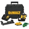 DeWALT DCLE34031D1 20V 3 X 360 Green Horizontal Line Laser Kit