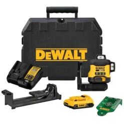 DeWALT DCLE34031D1 20V 3 X 360 Green Horizontal Line Laser Kit