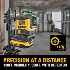 DeWALT DCLE34031D1 20V 3 X 360 Green Horizontal Line Laser Kit -3D Prima Boutique DCLE34031D1 5 d24afb51 db84 4d8c 979a ea9b997e1bfb