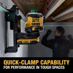 DeWALT DCLE34031D1 20V 3 X 360 Green Horizontal Line Laser Kit -3D Prima Boutique DCLE34031D1 8 196d847d 0898 457a b0de 639bb98e1eb7