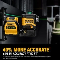 DeWALT DCLE34033D1 20V MAX XR 3 X 360 High Precision Green Beam Laser Kit? -3D Prima Boutique DCLE34033D1 6