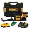 DeWALT DCLE34520G 20V MAX 5 Spot Green Line Laser Kit W/ Battery