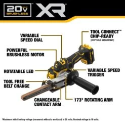 DeWALT DCM200B 20V MAX XR 18" Brushless Cordless Li-Ion Bandfile - Bare Tool -3D Prima Boutique DCM200B 3