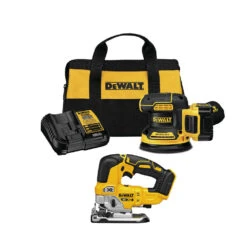 DeWALT DCW210P1-KIT 20V 5" Brushless Orbital Sander Kit W/ Jigsaw