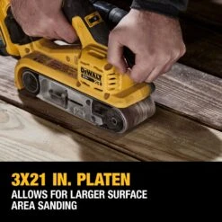 DeWALT DCW220B 20V 3x21" Cordless Belt Sander - Bare Tool -3D Prima Boutique DCW220B 3