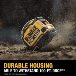DeWALT DWHT35625S TOUGHSERIES 25' Lighted Tape Measure W/ USB Charging Cable -3D Prima Boutique DWHT35625S 6
