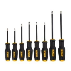 DEWALT DWHT65102 TOUGHSERIES MAX FIT Professional Grade Screwdriver Set - 8 PC