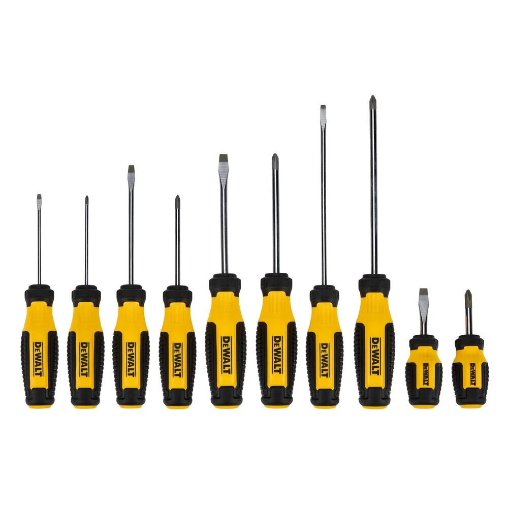 DEWALT DWHT65201 Durable Ergonomic Magnetic Screwdriver Set - 10 PC 1 DEWALT DWHT65201 Durable Ergonomic Magnetic Screwdriver Set - 10 PC
