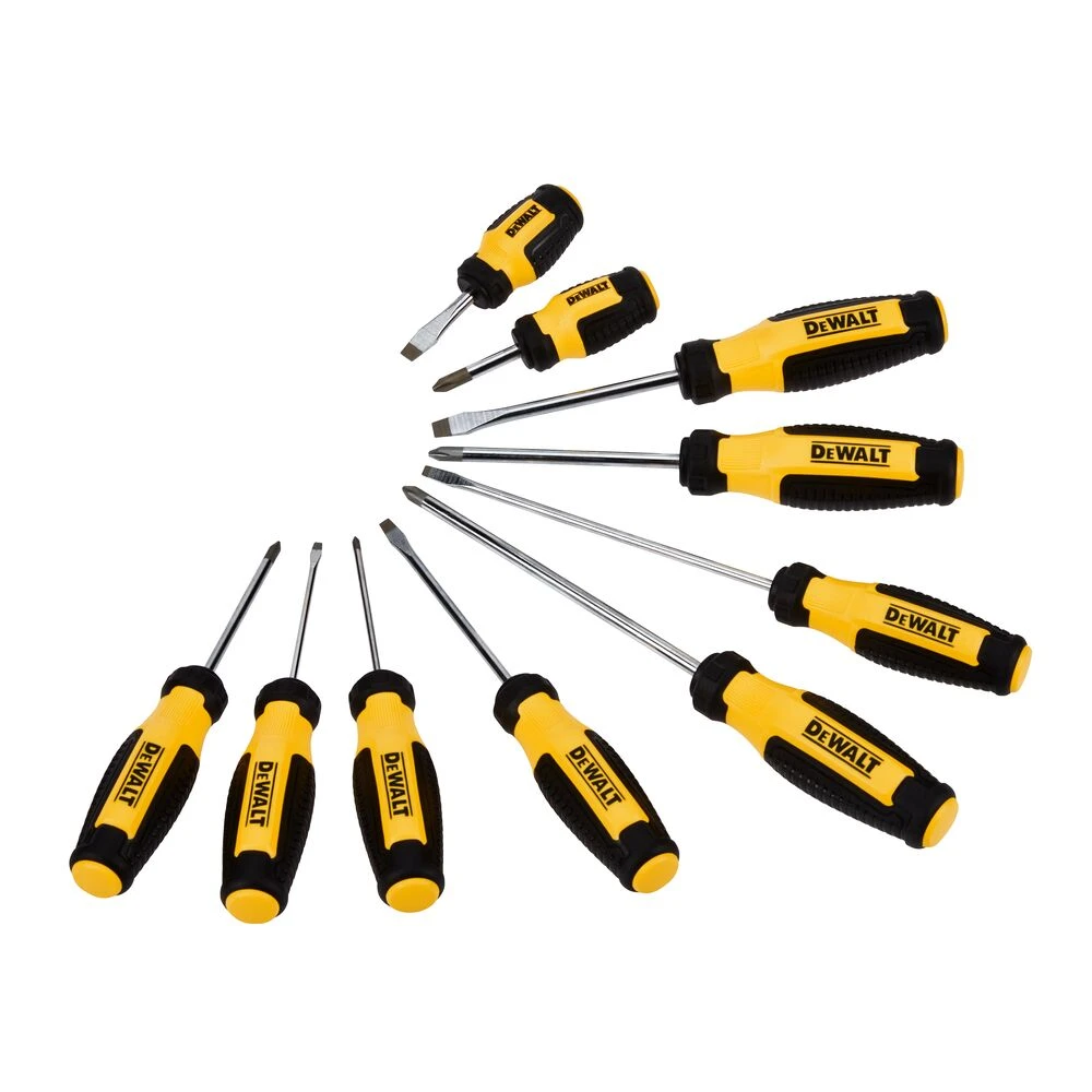 DEWALT DWHT65201 Durable Ergonomic Magnetic Screwdriver Set - 10 PC 2 DEWALT DWHT65201 Durable Ergonomic Magnetic Screwdriver Set - 10 PC – Image 2