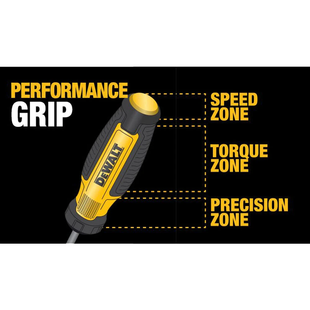 DEWALT DWHT65201 Durable Ergonomic Magnetic Screwdriver Set - 10 PC 4 DEWALT DWHT65201 Durable Ergonomic Magnetic Screwdriver Set - 10 PC – Image 4