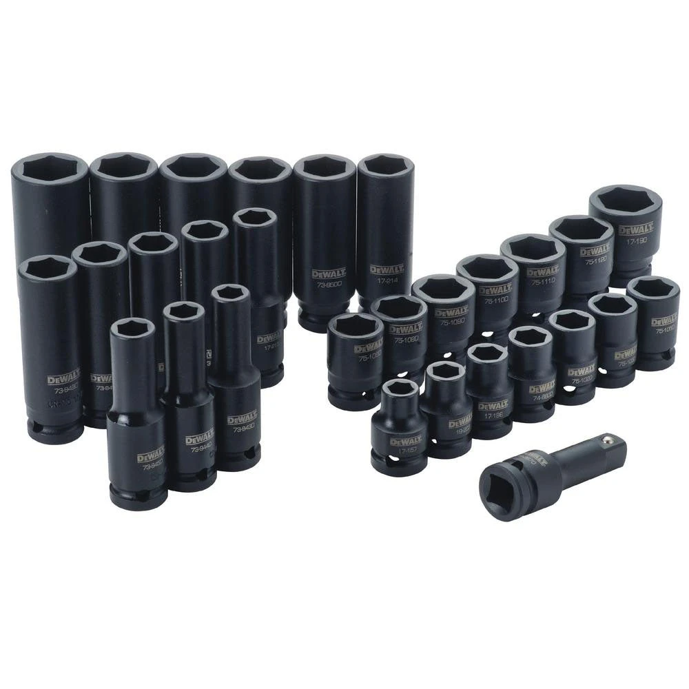 DeWALT DWMT19249 1/2" 6 PT Drive Combination Impact Socket Set - 30pc 3 DeWALT DWMT19249 1/2" 6 PT Drive Combination Impact Socket Set - 30pc – Image 3