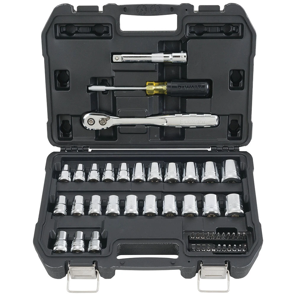 DeWALT DWMT45049 1/2’’ Mechanics Nano Bit Tool Set, Polished Chrome (49 PC) 3 DeWALT DWMT45049 1/2’’ Mechanics Nano Bit Tool Set, Polished Chrome (49 PC) – Image 3