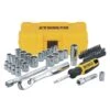 DeWALT DWMT81611T 3/8’’ Mechanics Nano Bit Tool Set, Polished Chrome (50 PC)