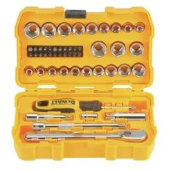 DeWALT DWMT81611T 3/8’’ Mechanics Nano Bit Tool Set, Polished Chrome (50 PC) -3D Prima Boutique DWMT81611T 5