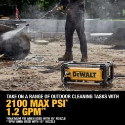 DeWALT DWPW2100 2100 PSI 1.2 GPM Cold Water Electric Pressure Washer -3D Prima Boutique DWPW2100 4