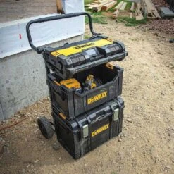DeWALT DWST08205 TOUGHSYSTEM Robust Tote W/ Adjustable Foldable Brackets -3D Prima Boutique DWST08205 5