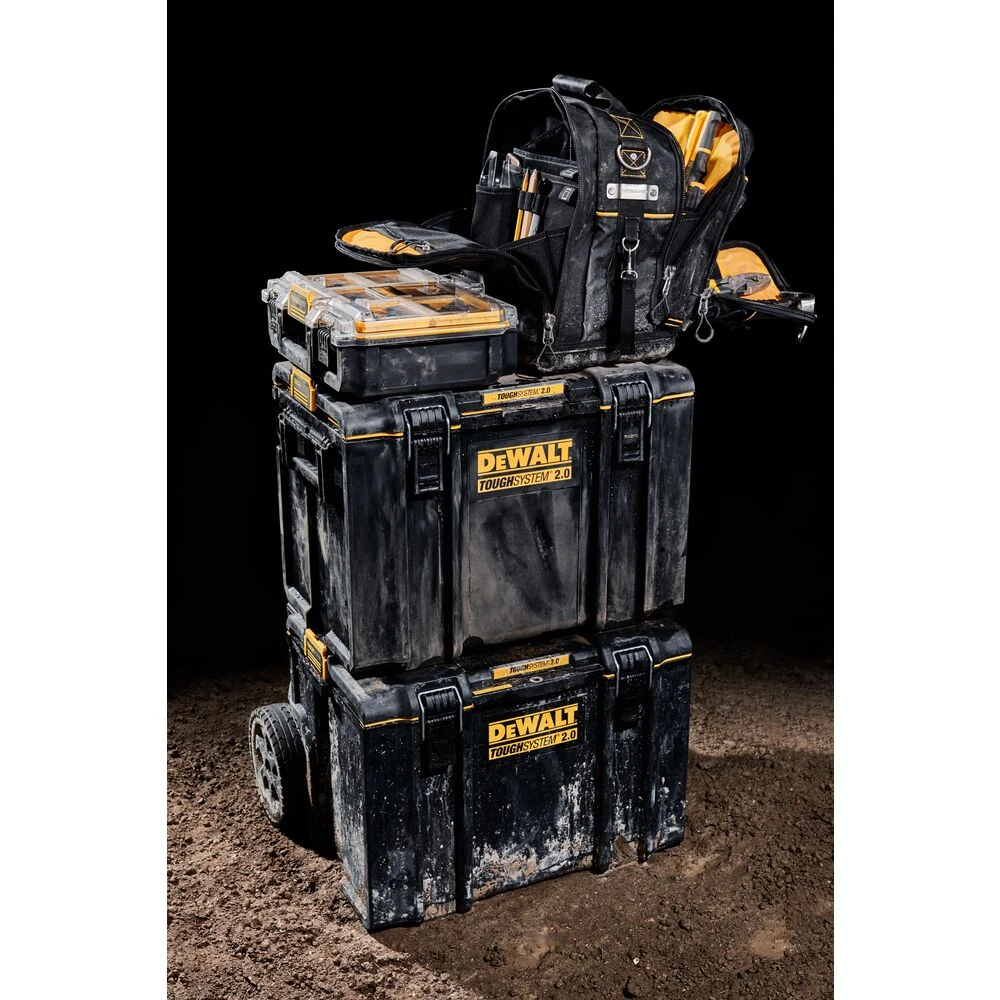DeWALT DWST08450-KIT4 TOUGHSYSTEM 2.0 Rolling Toolbox W/ 24-Pocket Tool Bag 8 DeWALT DWST08450-KIT4 TOUGHSYSTEM 2.0 Rolling Toolbox W/ 24-Pocket Tool Bag – Image 8