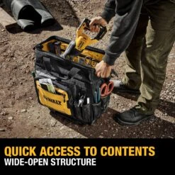 DeWALT DWST560107 18" PRO Durable Water Resistant Rolling Tool Bag -3D Prima Boutique DWST560107 10